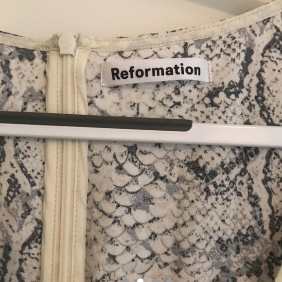 Reformation Noha Mini Dress Size 6 - Picture 3 of 4